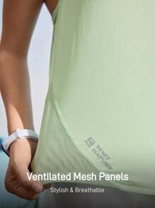 In My Nature 网眼拼接跑步瑜伽运动休闲户外上衣