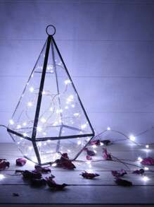 Luces solares LED para exterior, lámparas solares LED de alambre de cobre, luces solares de hadas, utilizadas para jardín/camping/boda/patio/terraza, decoración otoñal, decoración del hogar, decoración exterior