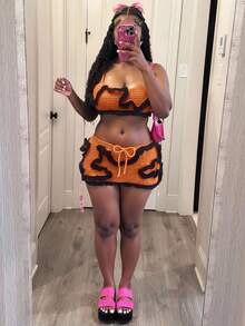 Slaydiva مجموعة قميص كروشيه وتنورة قصيرة مكونة من قطعتين، مناسبة لحفلات الموسيقى الصيفية وأعياد الميلاد وحفلات التخرج والعطلات اليومية والشاطئ والرحلات البحرية، موضة نسائية