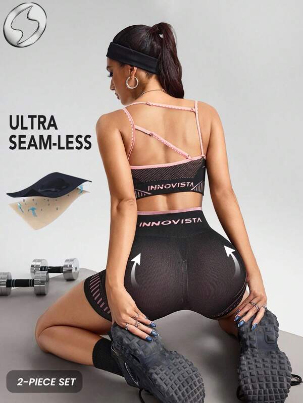 Innovista Seamless Workout Gym Sets Sports High Support Quick Dry Daily Athleisure Yoga Pilates HIIT Training Biker Tights Activewear Summer Structured Clothes Bra Booty Scrunch Shorts Comfort Movement Squat Proof Functional Mesh Breathable Tummy Control Compression Cardio Boxing Cycling Running Outdoor Exercise Healthy TT Viral IG Reel Ready FYP INSTA OOTD
