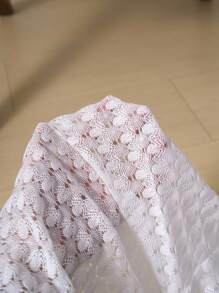 EMERY ROSE Women's Vacation Casual Solid Color Hollow-Out Knit Cardigan