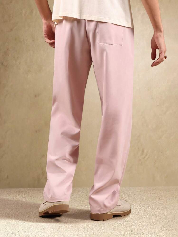 快適なリラックスストレートレッグプルオンパンツ