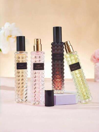 SHEIN 1pc 30ml Fragrance Spray - Four Scents, Air Freshener For Room, Living Room And Car, Long-Lasting Floral And Fruity Sweet Air Spray, Contains Long-Lasting Natural Fresh And Pleasant Essence - Suitable For Indoor, Outdoor, Party, Festival, Home, Office, Ideal Gift For Family, Relatives And Friends On Valentine's Day, Wedding