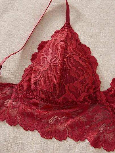 Elegante Multi Kanten BH Slipje Set Look Lingerie Bralette Sets Bloemen Women view 4