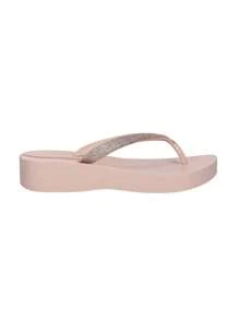 Women's Flip Flops MESH CHIC PLAT IP83386 BD733 - Pink/glitter pink - View 1