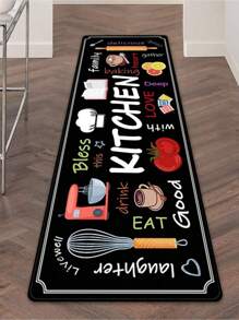 1 tấm thảm đứng mềm mại thoải mái in họa tiết cao cấp cho nhà bếp, thảm thấm hút chống trượt bền chống bẩn, thích hợp cho cửa phòng tắm, nhà bếp, phòng ăn, thảm phòng khách, phòng ngủ, thảm trang trí nhà cửa - Nhiều màu - Xem 10