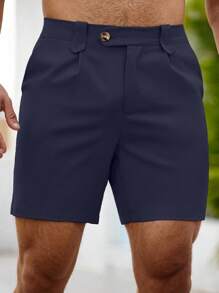 Manfinity Mode Manfinity Men Solid Slant Pocket Shorts