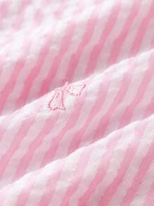 Maija Kids Maija Kids Camiseta de tirantes para niña preadolescente con cuello redondo y decoración floral 3D - Rosa - Ver 4