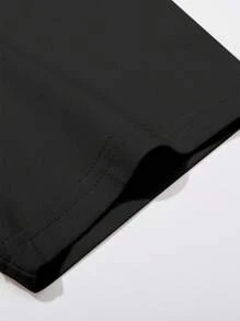 Manfinity EMRG Men's Letter Print Drop Shoulder T-Shirt