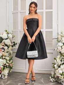 SHEIN Belle Túi xách cầm tay nữ sang trọng, quyến rũ, thanh lịch, lấp lánh, Túi buổi tối cho nữ, Quý cô, Phụ nữ, Sinh viên đại học, Cô dâu, Phù dâu, Khách dự tiệc cưới, Tuần trăng mật, Tiệc tùng, Vũ hội, Đám cưới, Câu lạc bộ, Hẹn hò, Buổi tối, Đêm hẹn hò (Họa tiết ngẫu nhiên) - Bạc - Xem 9