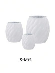 Rotating Raindrop Candle Silicone Mold Geometric Gypsum Wool Column Ball Table Mold - White - View 2