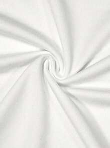 INAWLY 女士火焰骷髅印花圆领短袖休闲常规款 T 恤 - 白色 - 查看 3