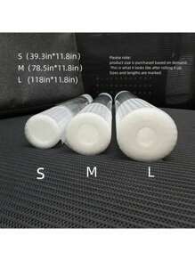 1 Roll Of Clear Waterproof Mats, Non-Slip Cabinet Liners For Kitchen Cabinets, Shelves, Desks - Multicolor - View 2