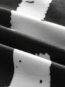 AXEPEAK Casual Streetwear Fashion, English Text Print, 2pcs/Set Men's Tank Top - Multicolor - View 5