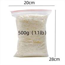 200g/500g Pure Soy Wax Candle Making Wax, Candle Making DIY Handmade Aromatherapy Candle Supplies - White - View 3