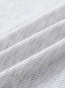 INAWLY 女式辣椒刺绣圆领背心 - 灰色 - 查看 6