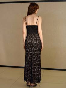 MOTF PREMIUM 优雅浪漫约会之夜蕾丝腰身修身美人鱼长裙