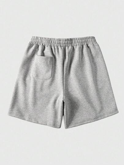 Street Life Shorts para hombre con bolsillos, cordón ajustable en la cintura y bordado de letras con abalorios