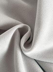 SHEIN 男婴春秋浅灰色长袖三角连体衣。 - 淺灰色 - 查看 5