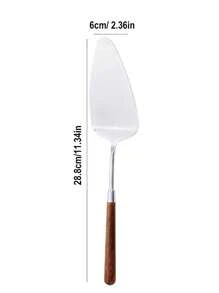 Cirelle 1 件不锈钢蛋糕切片带木柄派盘蛋糕铲适用于派对野餐、Rama 厨房必需品、新年、圣诞派对、家庭用餐、高端餐厅用品、乔迁礼物