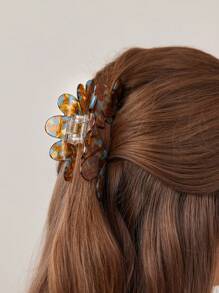 MOTF PREMIUM 全身印花半弧发夹 - 棕色 - 查看 9