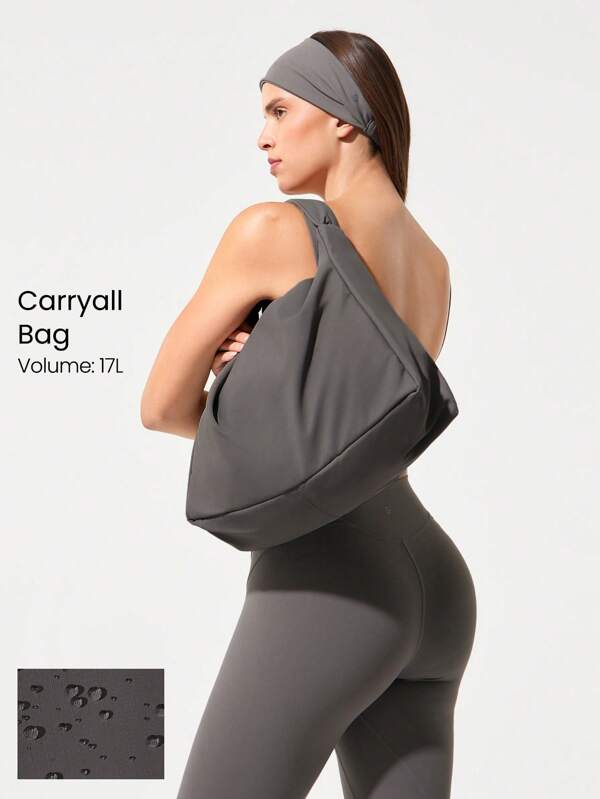 GLOWMODE 17L Unadjustable Textured Water-Resistant Shoulder Bag Fall Winter