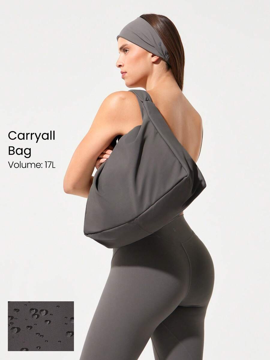 GLOWMODE 17L 纹理防水单肩包 - 灰色 - 查看 1