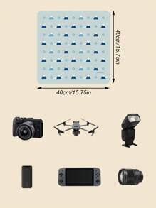 Madebyblanc 化妆包100片装布便携自粘式iPad相机镜头保护套镜头自粘布 - 彩色 - 查看 4