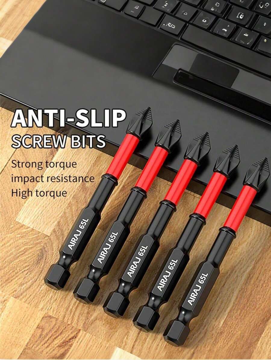 Screwdriver With Anti Slip And Impact Resistant Screwdriver Bits,Tool Accessories - Black - View 1