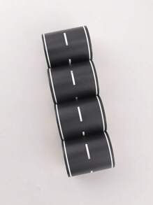 SHEIN 1/4 Pcs Traffic Track Washi Tapes, Handmade Toy Road & Railway DIY Materials