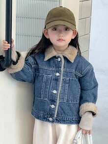 Dazy Kids Girls Padded Coat, Young Girl Fall Clothes