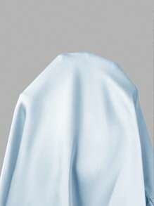 Elenzga Women's Elegant Satin Sleeveless Asymmetrical Lace Trim Camisole Tank Tops, Suitable For Casual Daily Life, Parties And Gatherings - Baby Blue - View 7