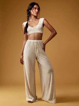 SHEIN Women's Summer Solid Jacquard Fabric Strappy Backless Triangle Drawstring Halter Sexy Cute Girl Beach Bikini Set, Ladies Separate Swimsuit