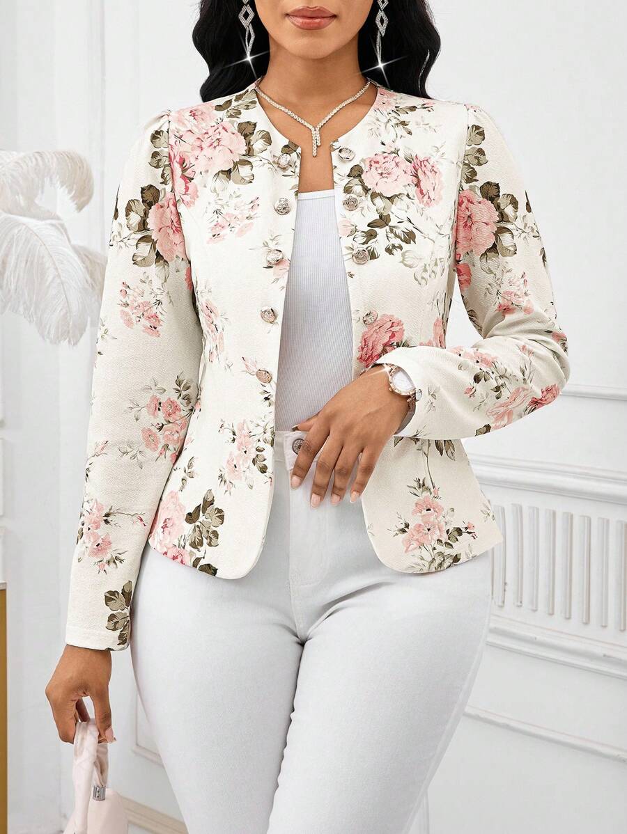 SHEIN Lady Áo khoác mỏng Four Seasons cho nữ tay dài thanh lịch lãng mạn thường ngày đi làm công sở thường ngày cho phụ nữ công sở cho phụ nữ công việc phụ nữ làm việc cho phụ nữ quần làm việc váy công sở cho phụ nữ áo công sở làm việc làm việc trang phục công sở cho phụ nữ trang phục công sở cho phụ nữ váy công sở công sở thường ngày cho phụ nữ áo trang trọng cho phụ nữ công sở chuyên nghiệp trang phục công sở cho phụ nữ giáo viên cho phụ nữ giáo viên áo sơ mi giáo viên giáo viên vào mùa thu/đông - Nhiều màu - Xem 1