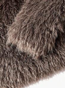 MOTF STUDIO FLUFFY SOLID COAT - Coffee Brown - View 6