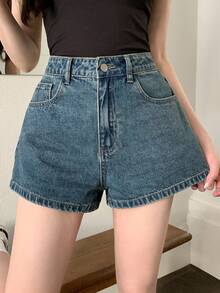 DAZY 女式超短A字休闲街头风牛仔热裤，性感清纯
