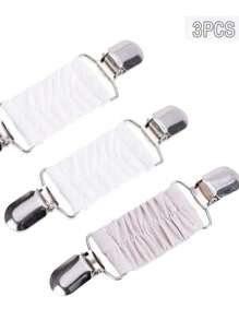 1件/2件/3件披肩夹复古欧美风格水晶毛衣夹防滑胸针围巾夹合金配饰 - 彩色 - 查看 8