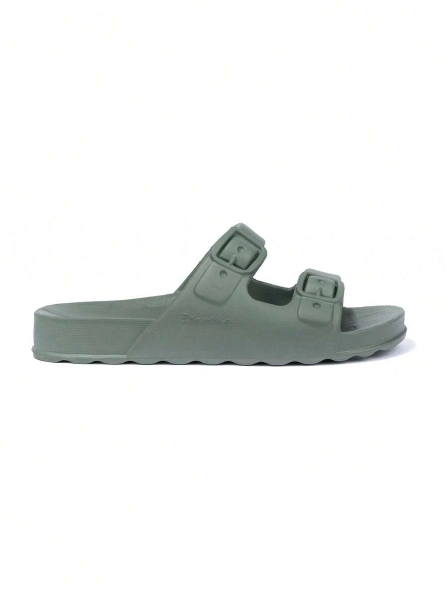 Women's Flip Flops Duo Day IP83704 BE072 - Green - View 1