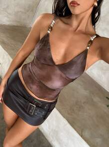 Aloruh Women's Boho Vintage Fashion Tie-Dye Printed Slim Fit Camisole Top For Summer See Through Top Brown Top Mesh Top Transparent Top Y2k,Y2k Clothes,Y2k Top Tops
Summer Tops,Tank Tops,Crop Tops,Tops For Women,Blusas Bonitas De Mujer,Going Out Tops Women,Crop Top,Going Out Tops.Women Tops, Fall Women Clothes