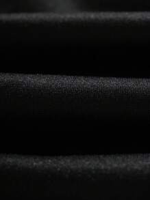 SHEIN Stylish Tween Boys Black Jacket And Pants Combo With Regular Sleeves And Classic Fit Tracksuit Sweatsuit Fall Winter