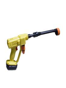 SHEIN Lavadora inalámbrica, lavadora portátil para automóvil, pistola de lavado de automóviles con rociador de espuma, manguera de 5 metros, para la limpieza del automóvil, piso, patio y riego