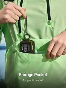 In My Nature Ladies' Casual Zip-Up Hooded Long Sleeve Thermal Thick Warm Jacket Fluorescent Green Jacket - Green - View 2