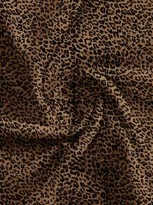 EMERY ROSE 大码女装夏季波西米亚风母亲节女装豹纹复古印花吊带背心女装夏装文艺复兴博览会背心 - 彩色 - 查看 5