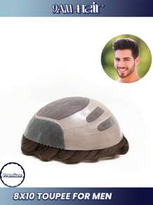 TrueHD Mono NPU Men Toupee Hair System For Men Human Hair Man Wig Bond Hair Wigs Male Hair Prosthesis Hairpiece Wig For Men