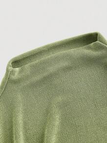 SHEIN MOD 女士立领高开叉连衣裙 情人节