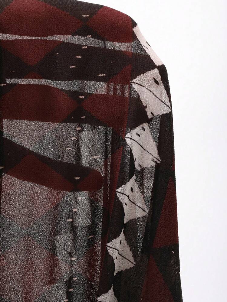Floral Printed Pleated Long Skirt, Casual Resort Wear For Women, Summer