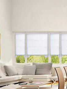 1pc Self Adhesive Blinds Room Darkening Blind,Zebra Window Blinds Room Darkening Shade Curtain Roll Up And Pull Curtain For Window French Door Shades For Kitchen Bathroom Gifts Birthday Graduation