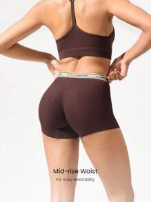 GLOWMODE 2 Pack Modal Silky Smooth Deodorant Logo Elastic Waistband Mid-Rise Waist Boyshort Underwear Daily Casual Wear