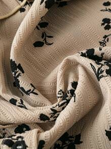 SHEIN CURVE+ Plus Size Women Woven Casual Summer Blouse