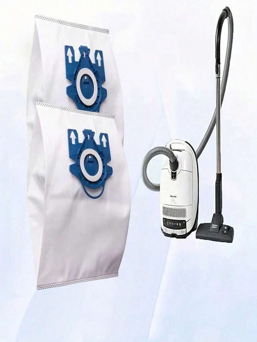 2/5/10pcs Dust Bags Compatible With Miele C1 C2 C3 C5 S Series Vacuum Cleaner - White - View 1